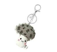CAZSTYK Versatile Floral Mushroom Pendant Keychain Ornament for Keys Bags Purse Korean Charm Backpack Decoration Korean Inspired Floral Mushroom Keychain Charm for Bag Purse Decoration Accessory