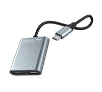 CAZSTYK Virtual Reality Glasses Hub with Double Type C Interfaces Provides Reliabled Charging and Data Transfer Dog Fast Charging Hub