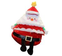 CAZSTYK Warm And Stylish Christmas Plush Toy Sturdy Craftsmanship Suitable Fashion Accessory Portable For All Age Groups Singing Soft Toy