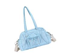 CAZSTYK Water Immune Polyamide Shoulder Bag with Bend Embellishment Capacious Interior Comfortable Carry Excellent for Specialists Learners Oversized Passenger Bag.