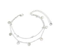 CAZSTYK Wear Adjustable Alloy Anklet for Women Featuring Layer Chains Butterfly Charm Beachwear Jewelry Gifts Adjustable Ankle Chain with Charm