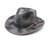 CAZSTYK Wide Brims Western Hat For Adult Stage Performances Hat Evening Party Masquerades Dressingup Music Festival Props Stylish Accessory
