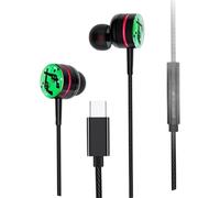 CAZSTYK Wire Type C Earbud with Clear Sound and Builts in Mic in Ear Headphone for Clear Calls and Gaming Headsets USB C Interconnected Earphones