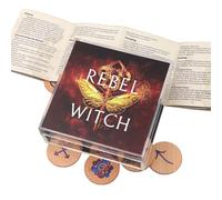 CAZSTYK Witch Sign Stone Sacred Symbol with Instruction and Storage Bag Wood Divination Signs Stone Metaphysical Heal Sign Meditations Tool