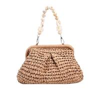 CAZSTYK Women ' s Straw Beach Bag Shoulder Bags Large Capacity Vacation Bag Top Handle Purse for Beach Parties and Daily Women ' s Straw