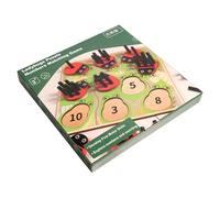 CAZSTYK Wood Counting Game Set for Preschoolers Encouraging Practical Learning Skills Wood Activity Sticks for Children Kids Creative Play Set