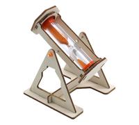 CAZSTYK Wooden Reversible Sand Glass Puzzle Toy Encouraging Creativity and Logical Thinking Craft Project Toy for Student Wooden Sand Timer