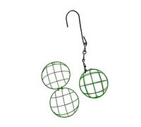 CAZSTYK Wrought Iron Hanging Bird Feeders Chits Ball Holder Rustproof for Garden Patios and Backyards Metal Hanging Bird