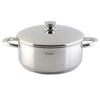 Cazuela with tapa de Acero Stainless Steel, 30 cm, WECOOK! Pro