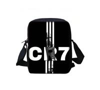 (CB-199X27A7) pcs set Football CR7 Star Child School Backpack with Lunch Bags Pencil Bags School Bags for R-Ronaldos Boys Girls Best Gift