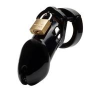 CB-6000 CB-X - Deluxe Black Chastity Cage with Lock
