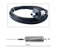 CB Aerial Kit with 90cm Tornado Stinger Mini and Roof Stud Mount (Chrome)