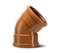 CB Polypipe 110mm UG Bend Double Socket 45 Degree F97081