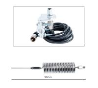 CB Radio Aerial Kit, Tornado Mini Stinger, 90 cm with Rail Mount (Chrome)