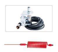 CB Radio Aerial Kit, Tornado Mini Stinger, 90 cm with Rail Mount (Red)