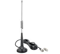 CB Radio Antenna 27MHz Magnetic Base Kit with PL259 BNC Male Adapter Compatible for Cobra Uniden Midland Maxon Car Mobile Portable Handheld Radio