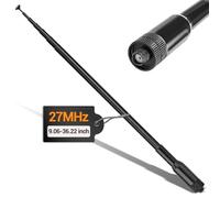 CB Radio Antenna 27MHz Telescopic Antennas SMA-Female Adapter Compatible for Quansheng Cobra Uniden Midland Maxon Car Mobile Truck Vehicle Portable Handheld CB Radio