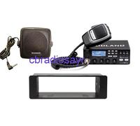 CB Radio Midland Alan 48 Pro with DIN Bracket Facing Plate & Small CB Speaker