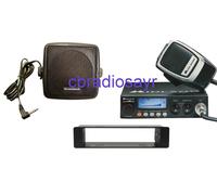 CB Radio Midland Alan 78 Pro 12/24V, DIN Bracket Facing Plate & Small CB Speaker