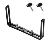 CB Radio Mount Bracket, Heavy Duty Universal CB Mounting Kit with Knobs Adjust from 6" to 10" in Width Radio Holder for Ham Radios Police Scanners Radar Detectors External Speakers Accessories Parts