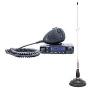 CB radio station PNI Escort HP 9700 USB, ANC, ASQ, 12V / 24V power supply, PA function, cigarette lighter plug included