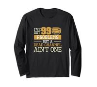CB Radio The Original Social Network Citizens Band Radio Fan Long Sleeve T-Shirt