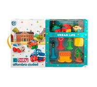 Cb Toys City Carpet With Preschool Soft Vehicles 144x100 Cm
