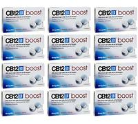 CB12 Boost Chewing Gum Strong Mint, 10's (Pack Of 12)