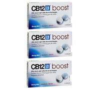 CB12 Boost Chewing Gum Strong Mint, 10's (Pack Of 3)