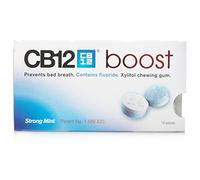 CB12 Boost Sugar Free Chewing Gum Strong Mint - 1 Pack of 10 pcs