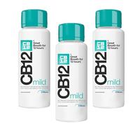 CB12 Mild Mint-Menthol Mouthwash 250ml x 3