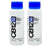 CB12 Mint Menthol Safe Breath Mouthwash (250ml) - Pack of 2 by Grocery
