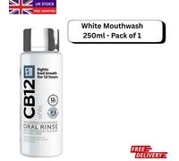 CB12 Mint Menthol Mouthwash, Enamel Strengthening, Pleasant Breath For 12 Hours, 250 ml
