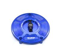 CB650R Motorcycle Fuel Gas Tank Cap Cover Fuel Tank Cover WITH LOGO/Fit For CB 650R CBR650R CBR 650R 2019-2020 Motorcycle Gas Cap Gas Fuel Tank(Blue)