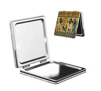 Cbaaghh Ancient Egypt Tribe Series Print Portable Pocket Makeup Mirror,Compact Mirror,Mirror For Purses