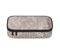Cbaaghh Classic Snake Skin Print Pencil Case,Large Capacity Pencil Case,Multi-Purpose Makeup Pouch with Zipper