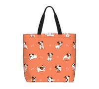 Cbaaghh Dog With Big Bones Print Tote Bags, Reusable Grocery Shopping Cloth Bags, Suitable For Promotion, Gift, Activity