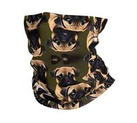 Cbaaghh Imagen De Pug-Standard Print Face Mask - Seamless Neck Gaiter Shield Scarf Face Mask,Headband,Headwear