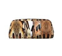 Cbaaghh Italy Tuscanprint Pencil Bag,Large Capacity Pen Pouch & Portable Stationery Organizer