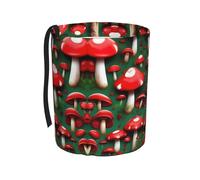 Cbaaghh Red Cap Mushrooms Print Car Trash Can,Car Garbage Can Waste Basket Cars Accessories Trip Essentials
