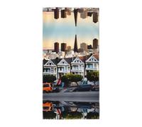 Cbaaghh San Francisco Print Towel, Towels Thick Face Towels Fast Drying Washcloth For Bath, Spa, Gym