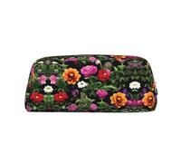 Cbaaghh Thug Life Flowers Print Pencil Bag, Pencil Pouch, Portable Pencil Case Multipurpose for Study & Office