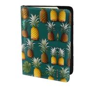 Cbaaghh Tropical Fruit Paradise Print Passport Holder 5.5in,Leather Passport Book Cover -Travel Passport Holder