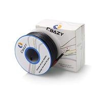 CBAZY™ 2547 28 AWG Control Cable Copper Wire Shielded Audio Cable Headphone Cable Signal Line 4-core 8 Meter Black