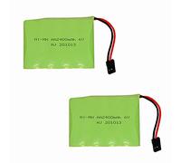 CBB 6V 2400mAh NiMH Receiver Battery Pack with Hitec Connectors Rechargeable AA Battery Pack for Receiver RC Helicopters RC Toys 2 Pack