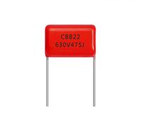 CBB Capacitor, CBB22 630V 475J 4.7UF P-25/31mm Metallized Polypropylene Film Capacitor High Impact Strength Low Temperature Rise(P-31mm)