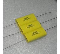 CBB20 250V 335J 3.3UF 5% mkp Yellow Horizontal axial Polypropylene Film Capacitor 10pcs