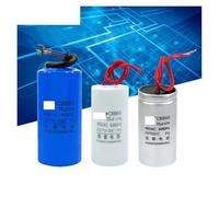 CBB60 35UF 450V AC electronic starter washing machine dewatering machine water pump starting capacitor BIANMTSW(35UF Blue)