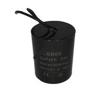 CBB60 450V 20UF 25UF 30UF 35UF 40UF 45U 50UF 60UF deep well pump capacitor oil immersed capacitor stainless steel pump capacitor (Size : 40UF 60X70MM)