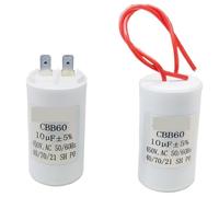 CBB60 450V AC Capacitor Starter 3.5uF 5uF 6uF 8uF 10uF 12uF 15uF 16uF 18uF 20uF 25uF 30uF 40uF 80uF 100uF(No Wire 25uF 450v)